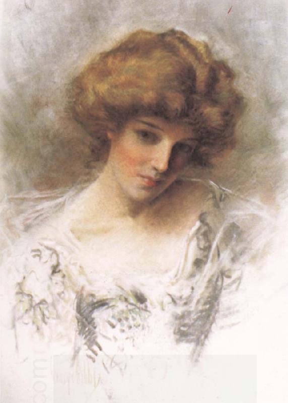 George gibbs Woman in Lace
